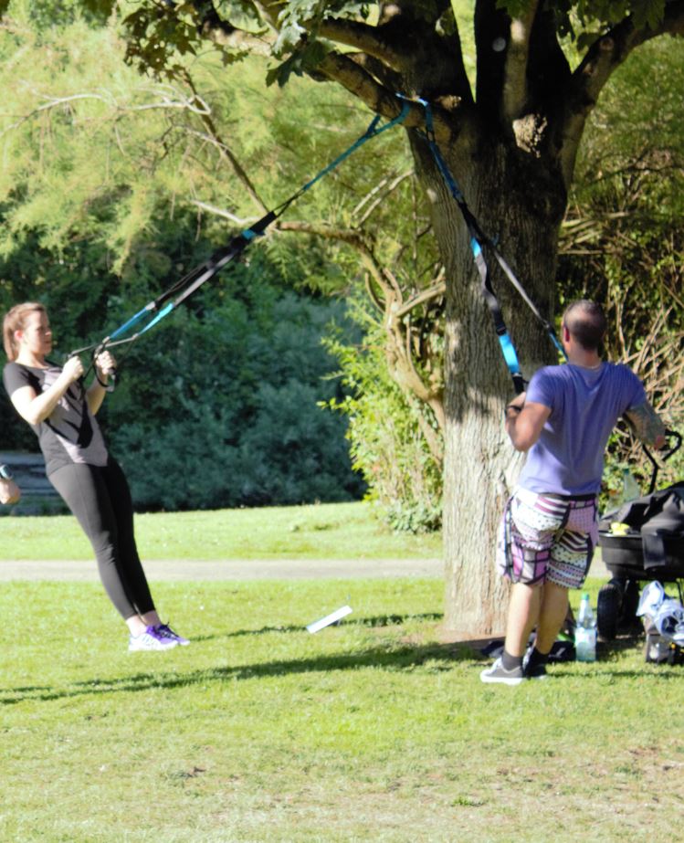 Parkathletik Slingtrainer